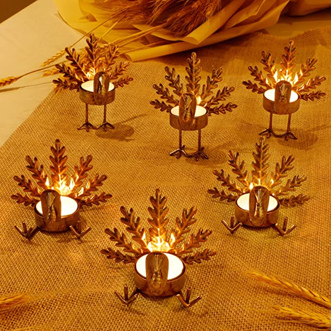 turkey candle holders