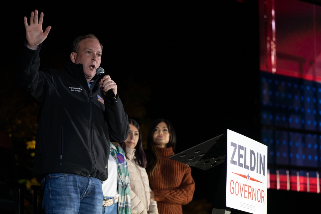 The grocers say Zeldin is "speaking our language."