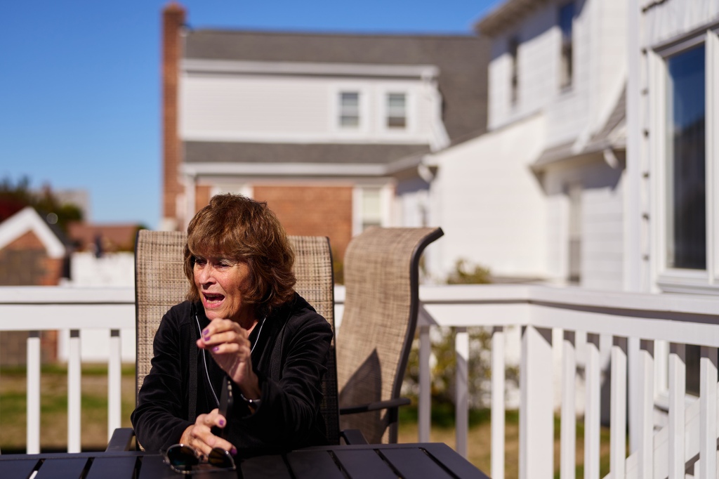 Linda Gold at her Belle Harbor home