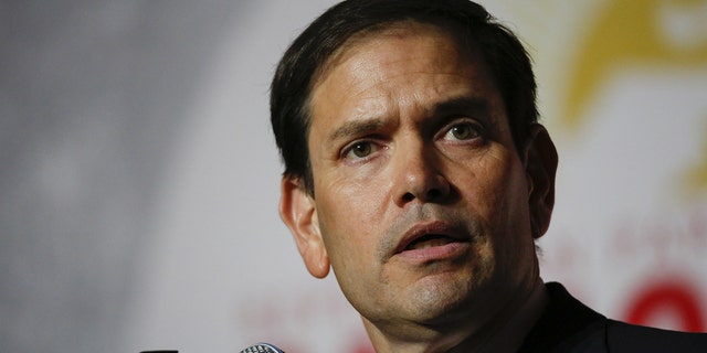 Senator Marco Rubio, a Republican from Florida, speaks in Hollywood, Florida, US, on Saturday, July 23, 2022. 