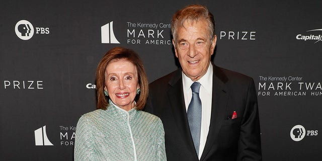 Nancy Pelosi and Paul Pelosi attend the 23rd Annual Mark Twain Prize For American Humor at The Kennedy Center.