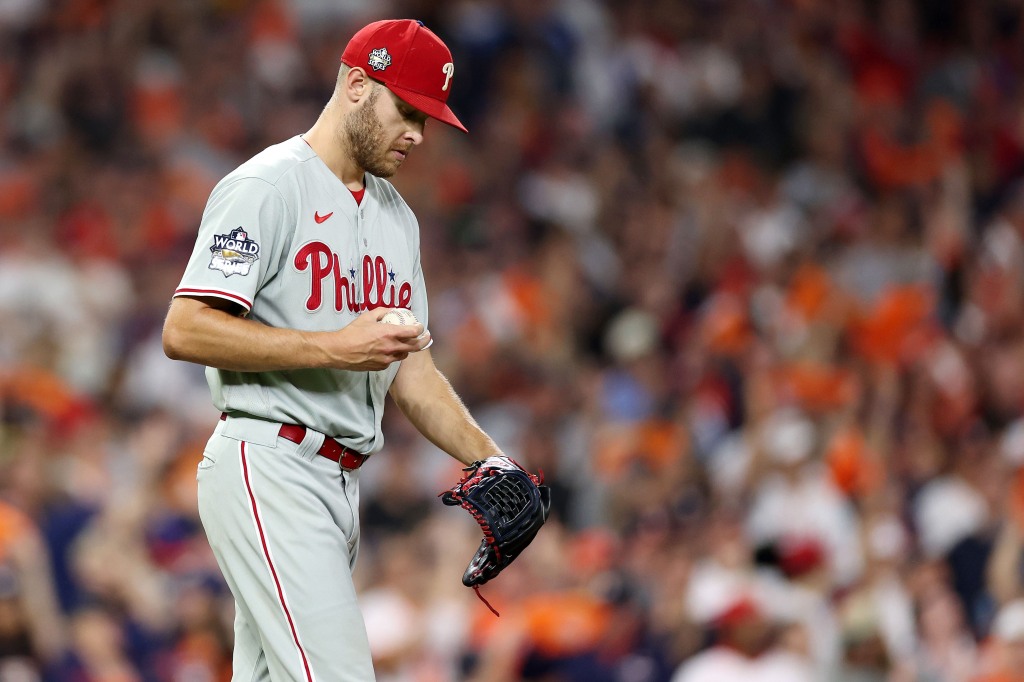 Zack Wheeler allowed five runs, four earned, in the Phillies' loss to the Astros.