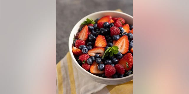 Mixed berry salad whipped up by Magnolia co-founder Joanna Gaines.