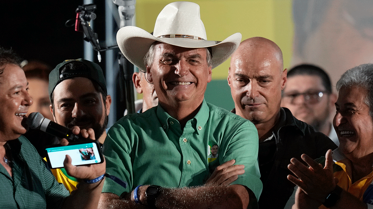 Brazil's incumbent President Jair Bolsonaro, was narrowly defeated Sunday in a runoff against leftist candidate Luiz Inacio Lula da Silva on Sunday.