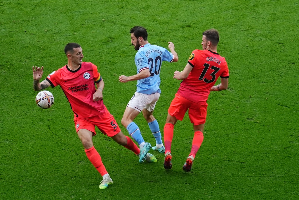 Brighton Hove Albion at Etihad Stadium on October 22, 2022