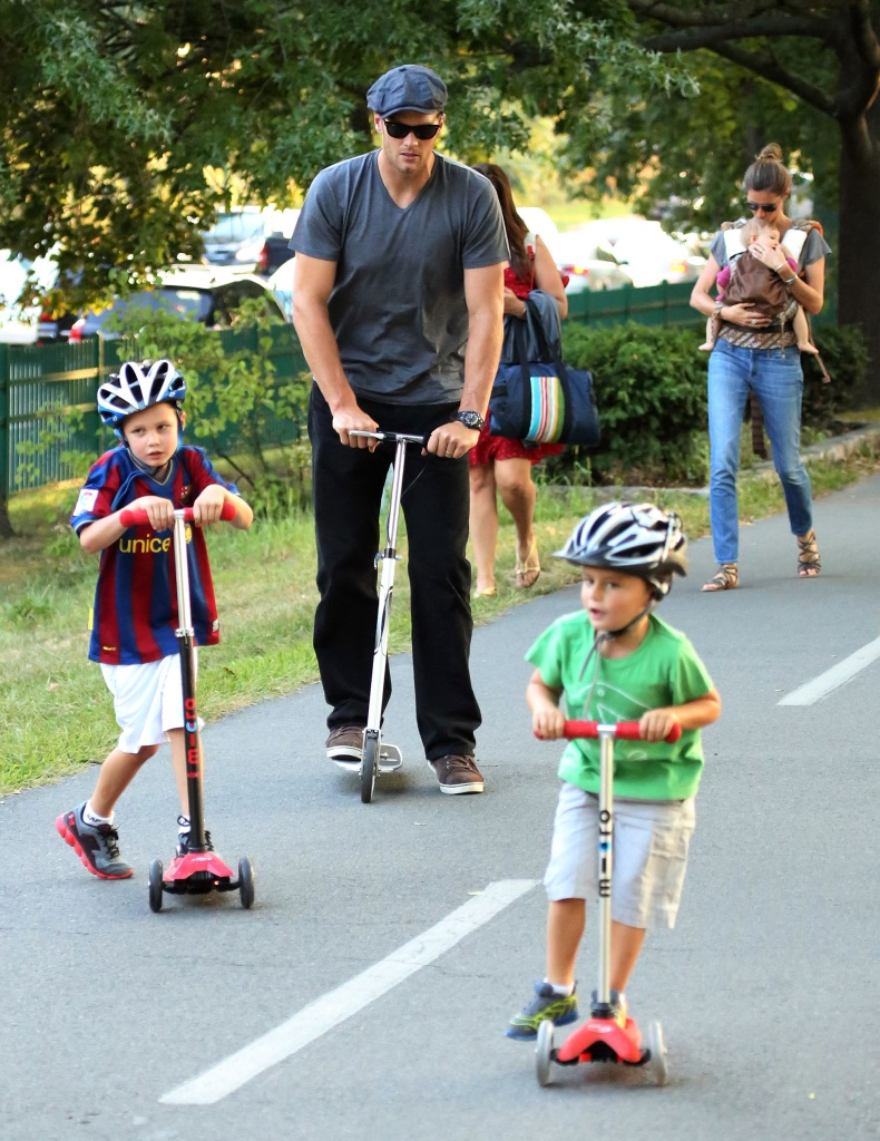 Tom Brady became a family man with the birth of his second son Benjamin, the first he had with Gisele.