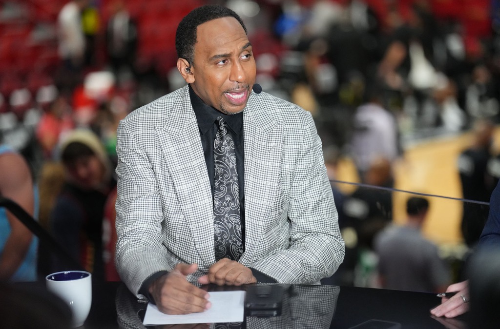 ESPN Analyst, Stephen A. Smith speaks before Game 7 of the 2022 NBA Playoffs Eastern Conference Finals on May 29, 2022 at FTX Arena in Miami, Florida.