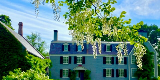 John and Abigail Adams bought a farmhouse in his hometown of Quincy, Mass. in 1788 after returning from his stint at Minister to Great Britain. It served as a part-time residence during his presidency. Peacefield today is the centerpiece of the Adams National Historical Park. 