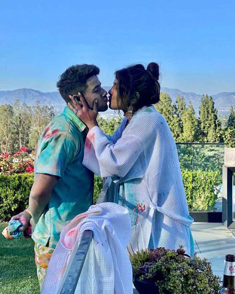 Nick Jonas and Priyanka Chopra Celebrate 1st Holi Since Becoming Parents: See Photos From the Festivities