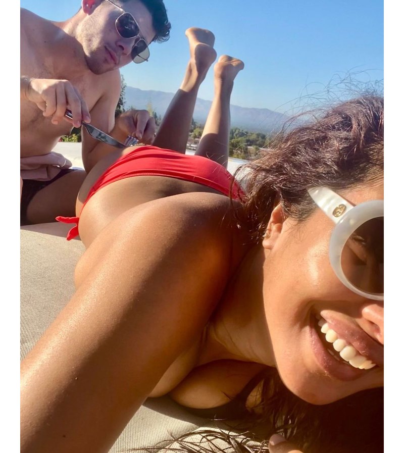 Nick Jonas and Priyanka Chopra Timeline of Their Relationship Snack Bathing Suit